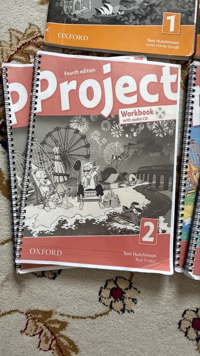 Учебники Oxford Project 1–2 (Student’s Book + Workbook)