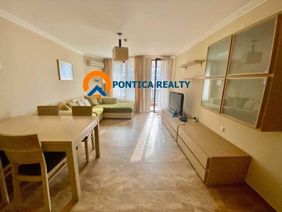 Двустаен на първа линия гледка море в Свети Влас- Манастира