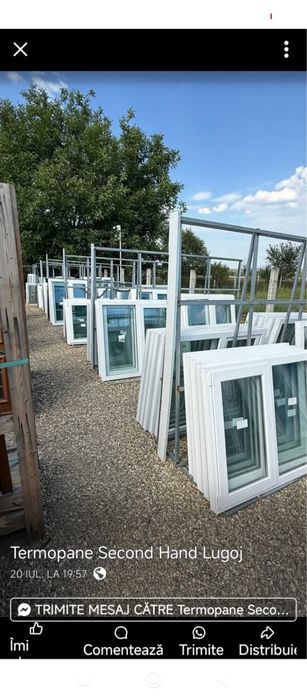 ferestre termopan duble de la 650 lei