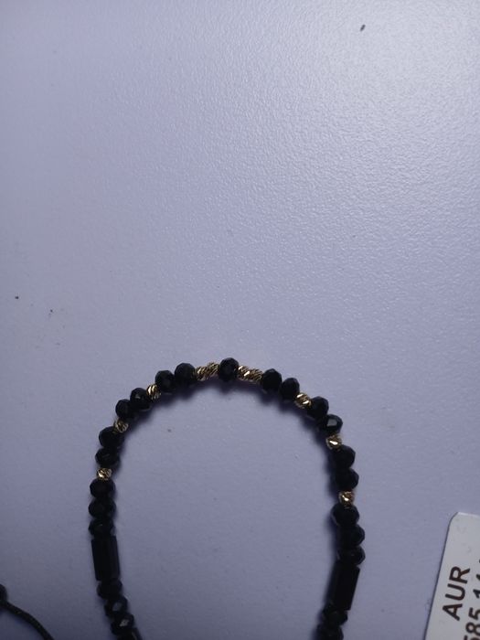 Bratara onix si aur ( Bilute onix- Cub onix )