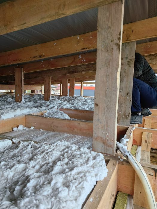 Утепление Пенаизол  крыши стены