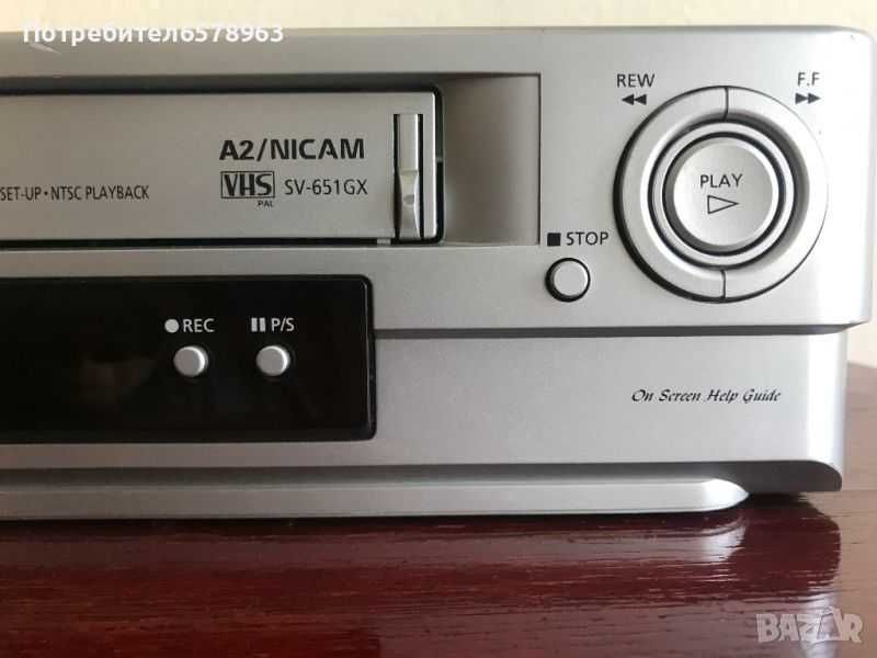 Видео рекордер Samsung с 6 глави VHS + подарък 5 касети