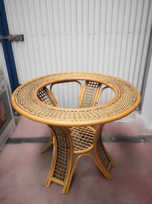 masa bambus natural lemn masiv