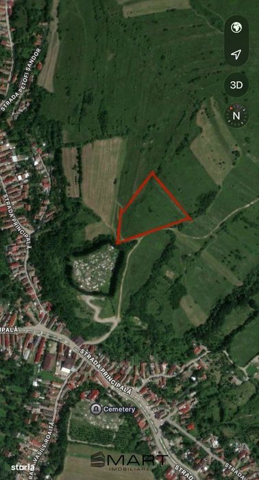 Teren 3600 mp Extravilan Tarlungeni