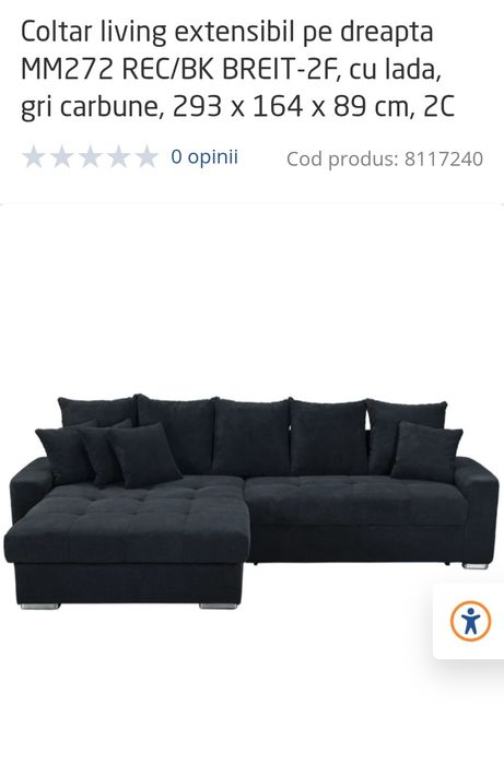 Canapea( coltar) pentru living