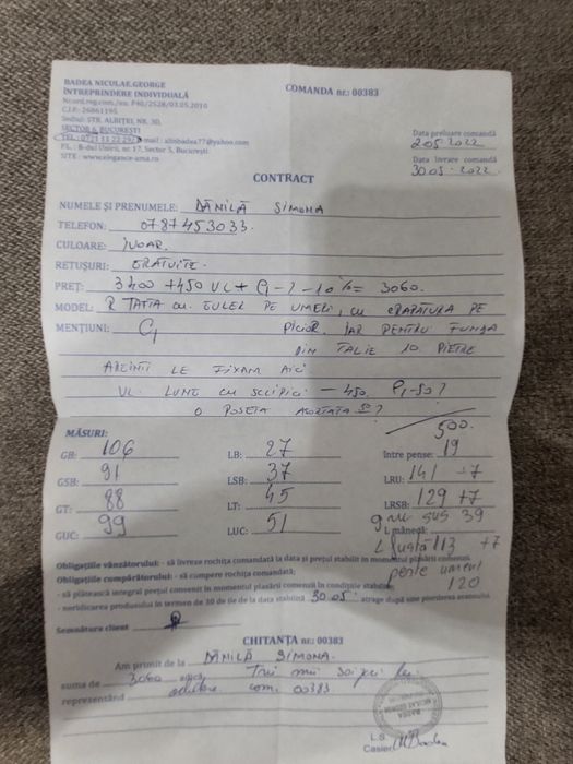 Rochie Mireasă Tafta 1400 lei fix fix