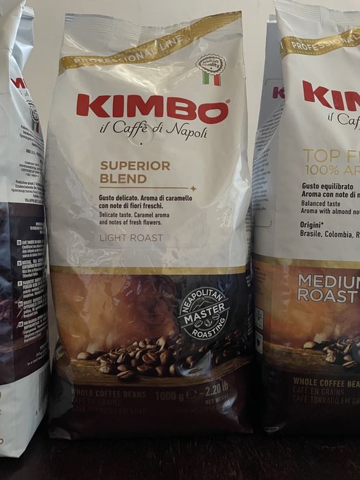 Кафе на зърна Kimbo (Кимбо) Superior Blend Extra Cream гр. София Център ...