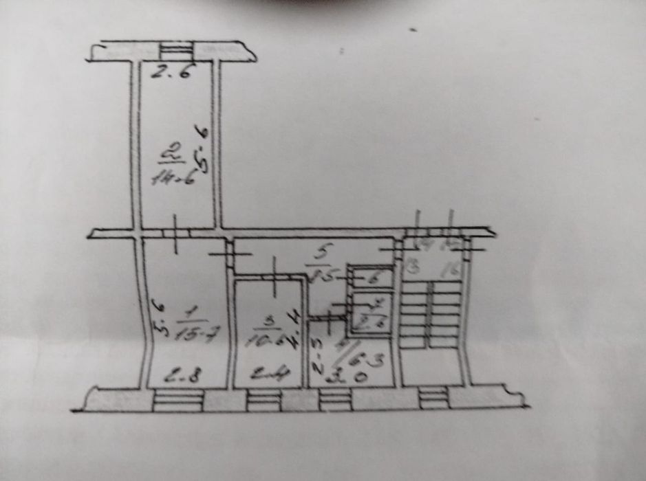 Продам 3-х комнатную  квартиру