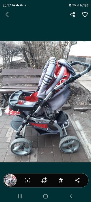 Продам коляску ирансформер зима лето