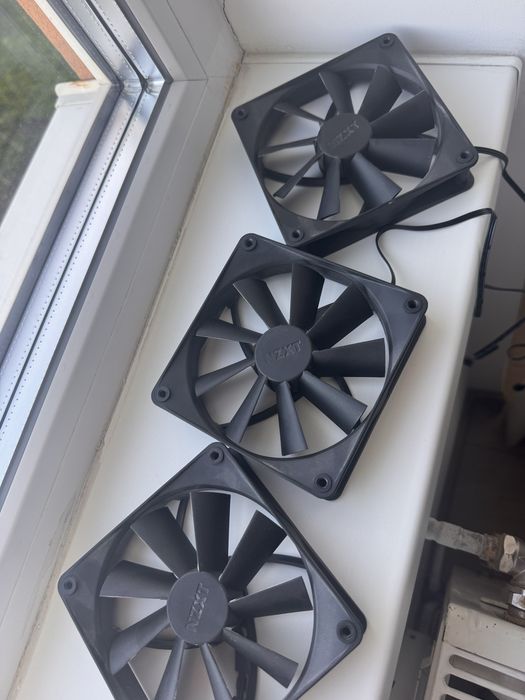 Kit 3 ventilatoare NZXT negre