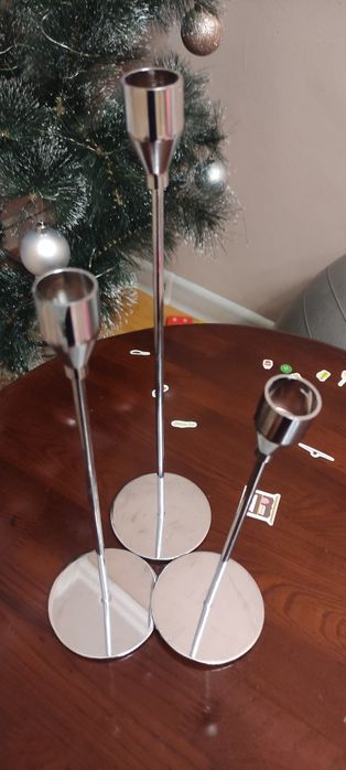 Подсвечники комплект 3 штуки