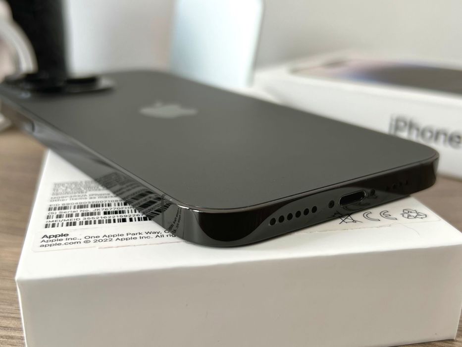 iPhone 14 Pro MAX, 128GB, 100% батерия, КАТО НОВ, 1г. пълна ГАРАНЦИЯ!