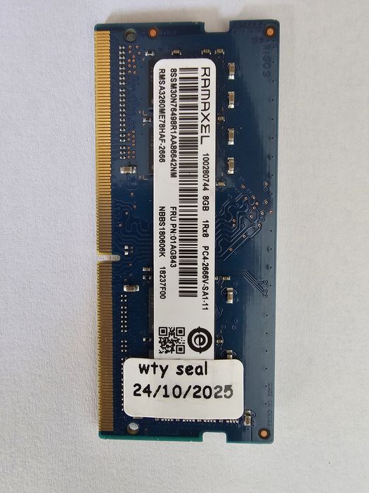 RAM 16GB (2 x 8GB) DDR4 2666 MHz