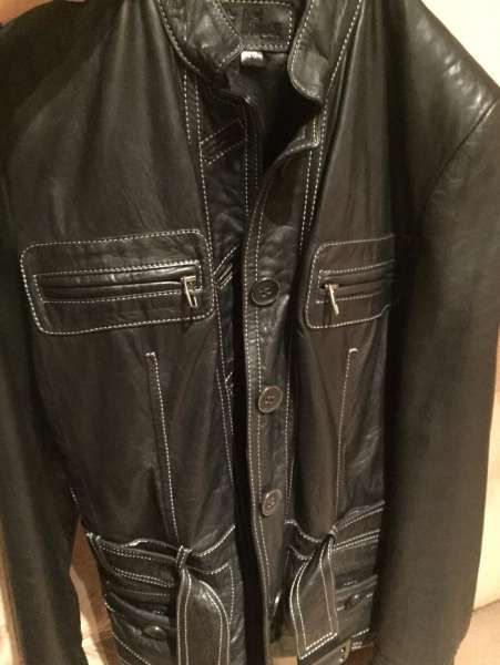 Яке от естествена кожа