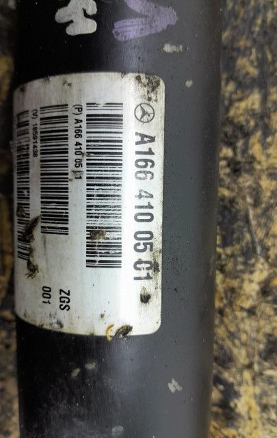 Cardan a1664100501 Mercedes Benz ML W166 (2011 - 2015)