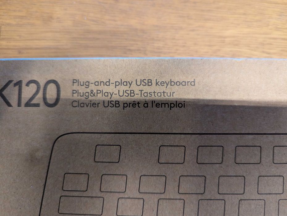 Кабелна клавиатура Logitech K120