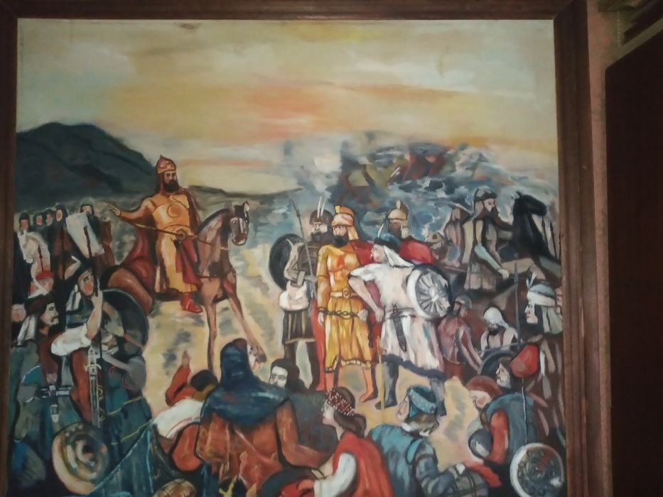 Маслени картини и история.