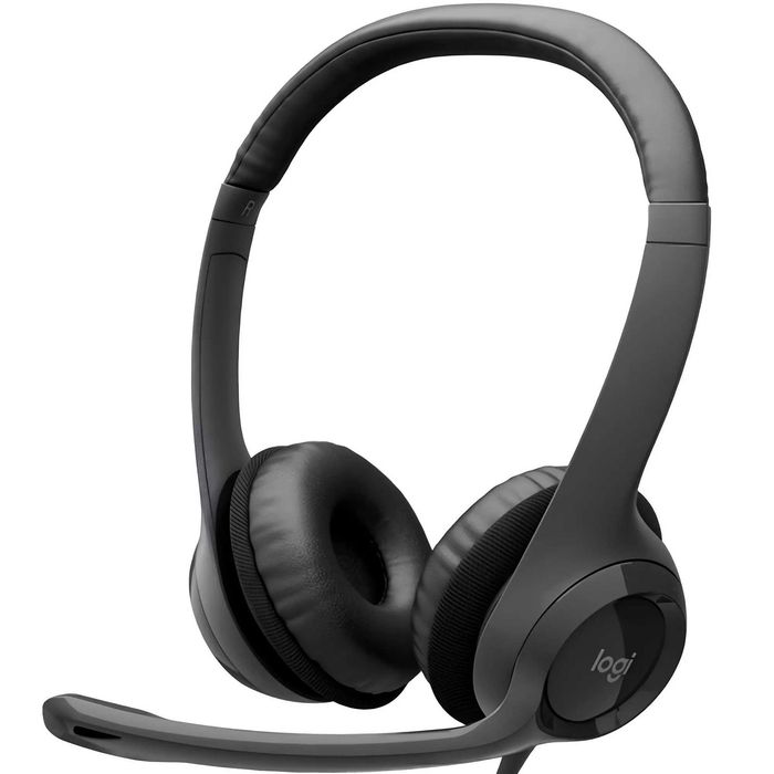 Logitech H390 USB — проводная гарнитура с микрофоном