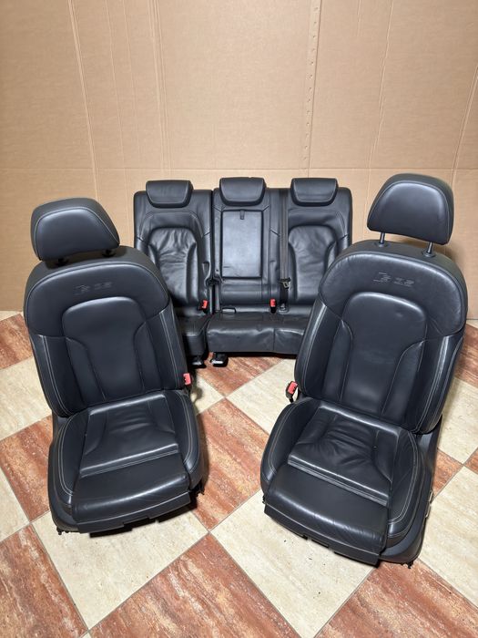 Interior Audi SQ5 Scaune Piele Neagra ( Memorie + Incalzire )