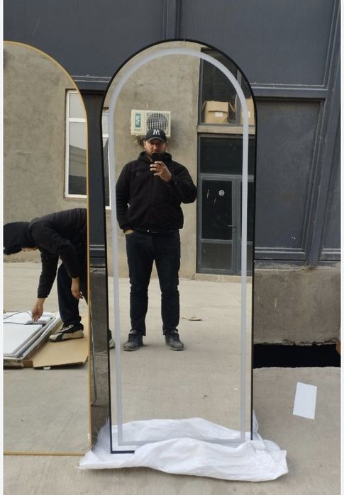 Зеркало настенное LED овальное, премиум дизайн