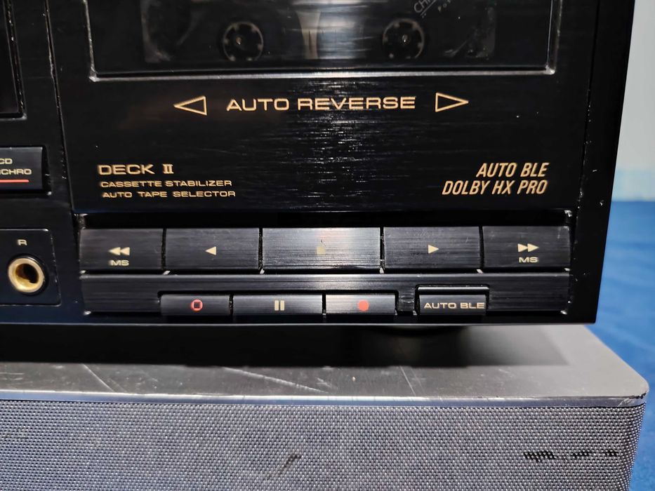 PIONEER CT-W650R deck dublu, Defect in modul play merge mai repede.