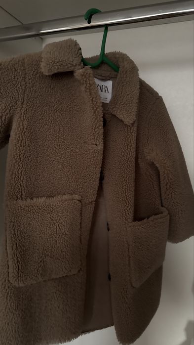 Дубленка ZARA, 6-7 лет , см 120