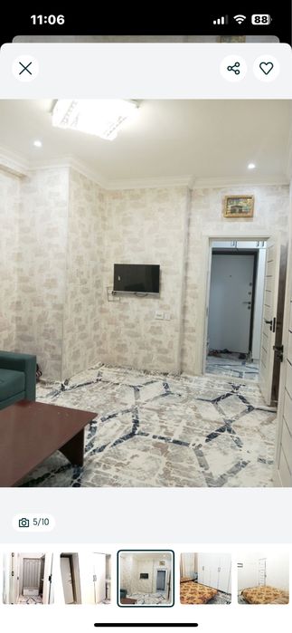 Чилонзор 19 квл Сдаьется 2 ком . квартира