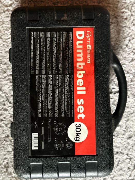 Set de greutate GymBeam 30kg negocibiabila