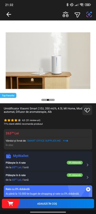 Umidificator Xiaomi