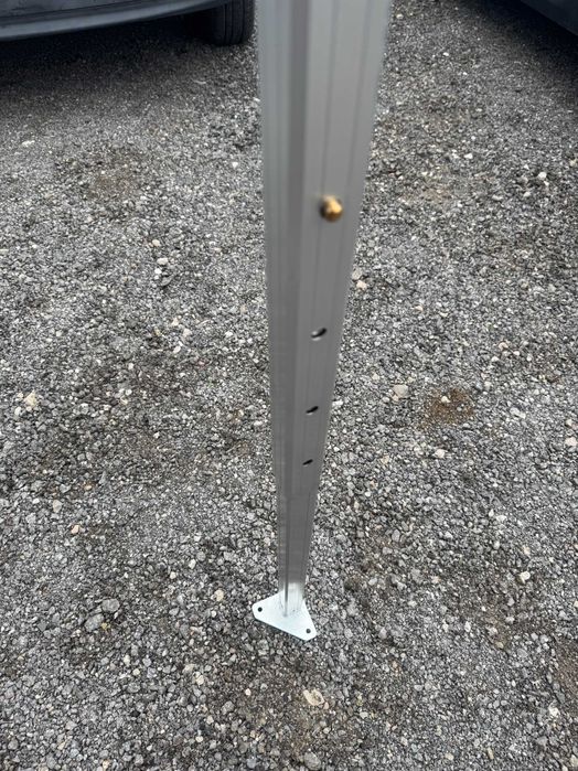 Алуминиева сгъваема шатра тип хармоника с размер 3х3 метра