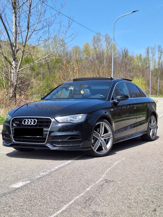 Audi A3 sedan 3xSline , quattro, webasto, trapa, matrix, b&o