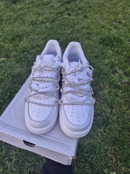 Nike air force 1 rope laces swarovski