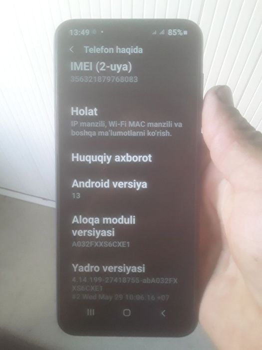 Samsun kore 3 ishlatilgan holati idiyal