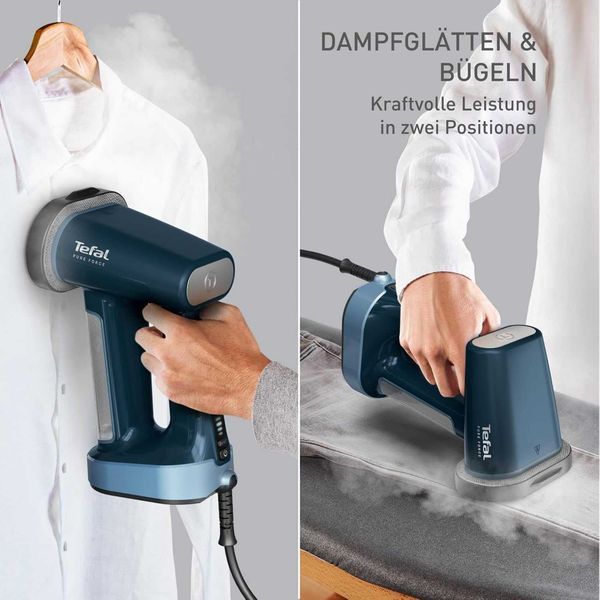 Вертикална Парна Ютия Уред за Гладене с Пара Tefal DT8755E0 Pure Force, 2 години Гаранция, Четка 3 в 1, Нова
