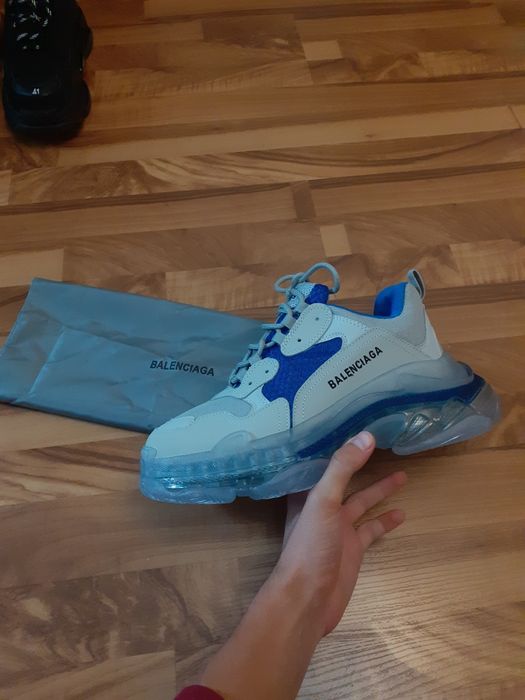 Balenciaga triple s dark blue