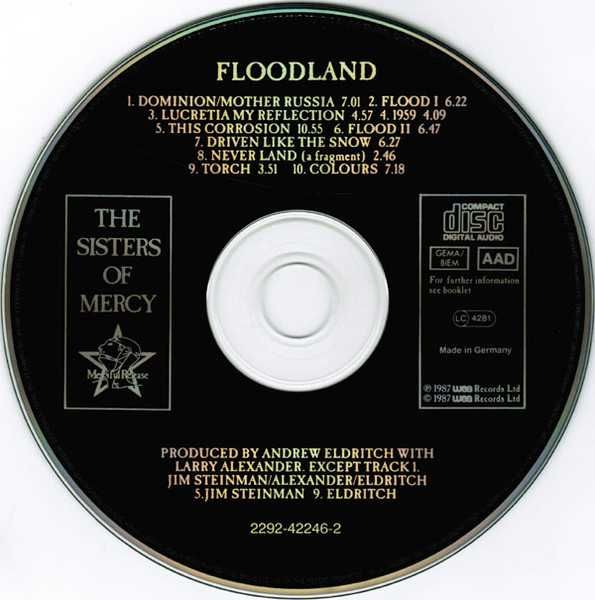 CD The Sisters of Mercy - Floodland 1987