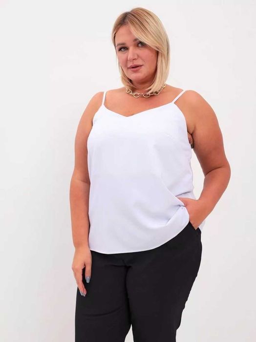 Топ под пиджак, большой размер 60