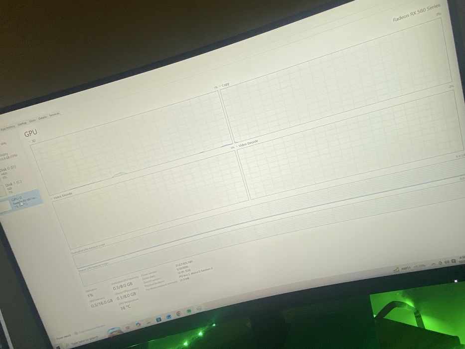 Unitate PC gaming i7 rx 580