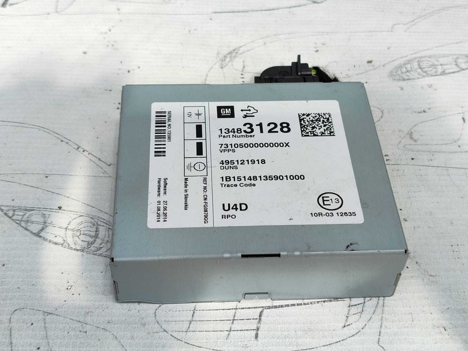 Amplificator audio Opel Mokka LVL B16DTH 100kW COD: 13483128 / U4D 2016 / [2012-2016] / (5F3)