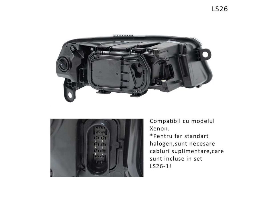 Tuning faruri animate pentru Audi A6 2005-2011 C6 cu lumina dinamica