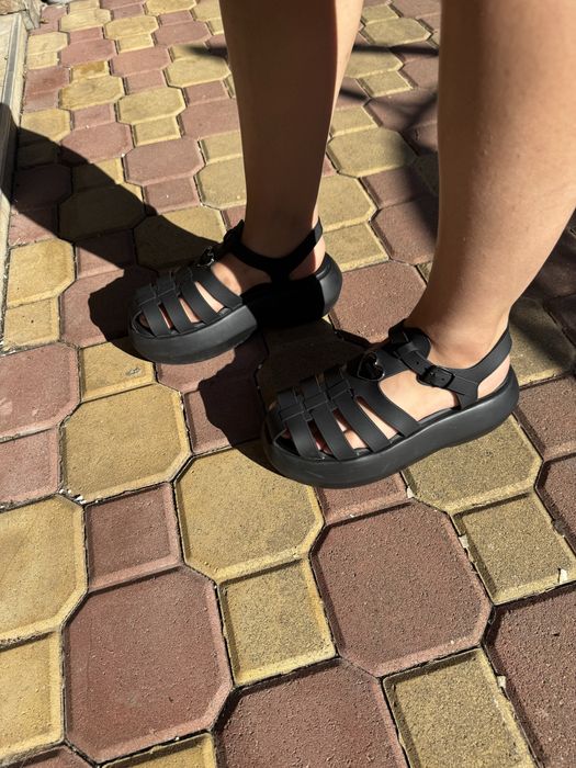 Сандали Love Moschino оригинални черни