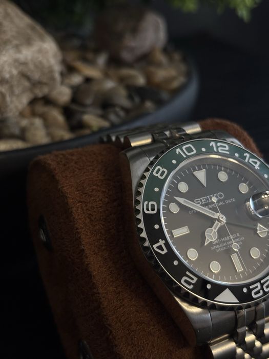 Seiko Mod Automatic Japonez NH34 GMT Starbucks