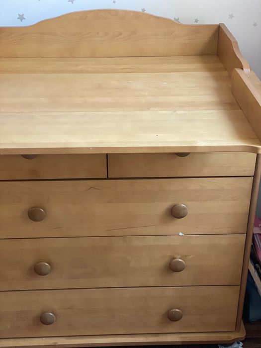 Детский комод деревянный