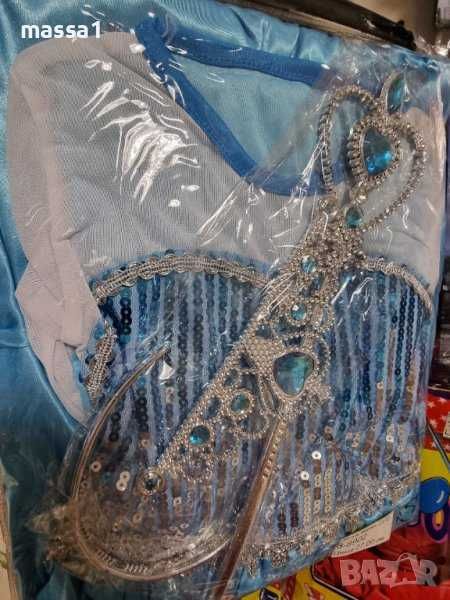 Ново!!! Костюм на Елза и аксесоари - FROZEN - разл. възрасти