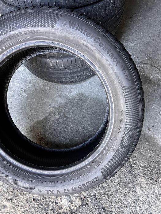 4 anvelope iarna 225/55/17 , Continental , 7-8 mm