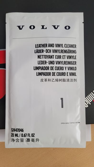 Șervețelele curățarea și întreținerea pielii Volvo
