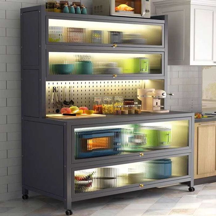 Shkaf – Ekologik toza oshxona shkafi,katta sig‘im/Temir oshxona shkafi