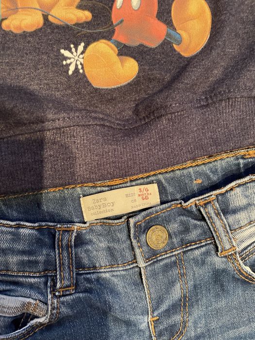 Zara baby Blugi Si Bluza 68 cm ca Noi Pret: 25 lei