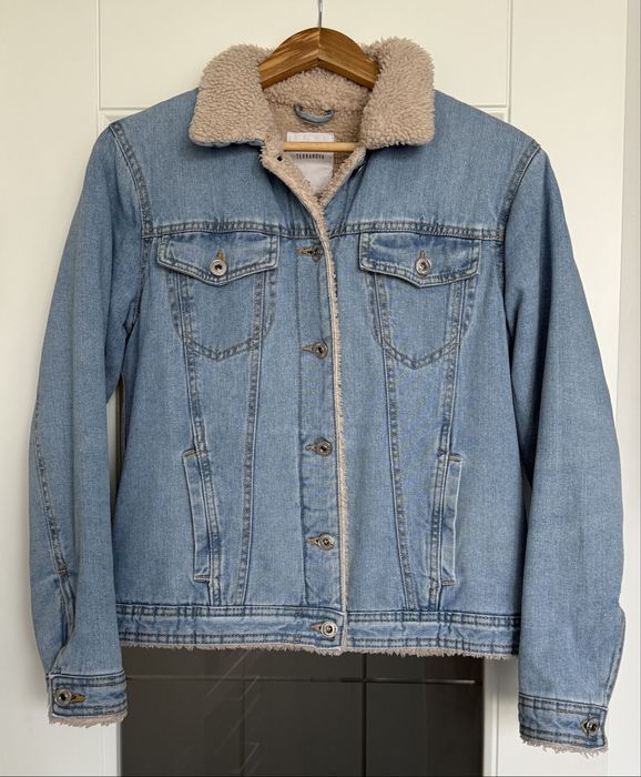 Куртка джинсовая на утеплителе шерпа Terranova, размер М