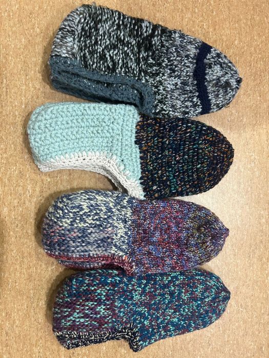 Следки шерстяные вязаные